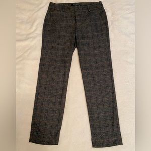 ZARA cropped straight leg pant